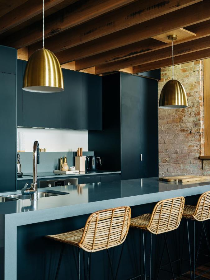 cuisine design bleue