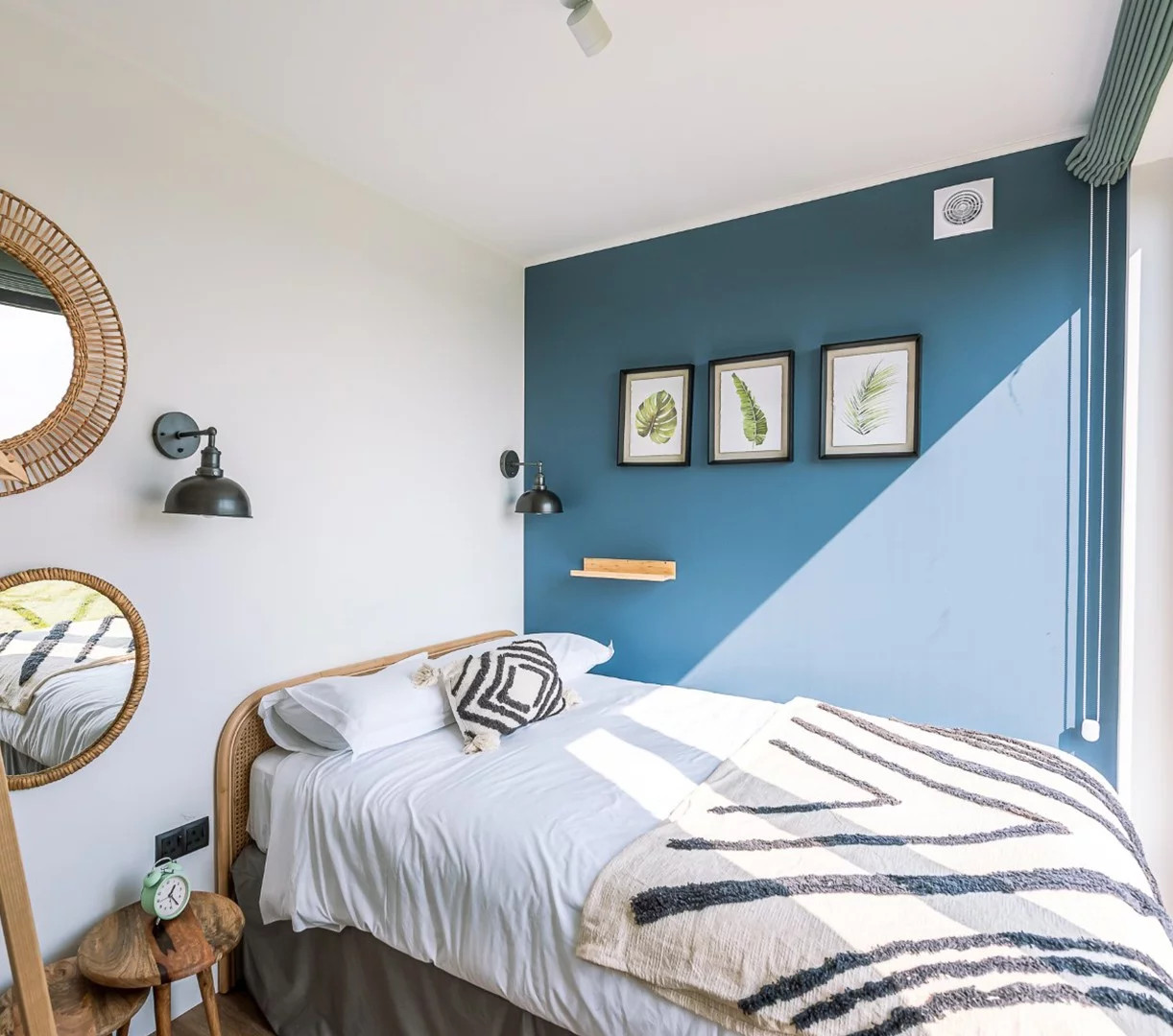 chambre mur bleu chambre mur bleu