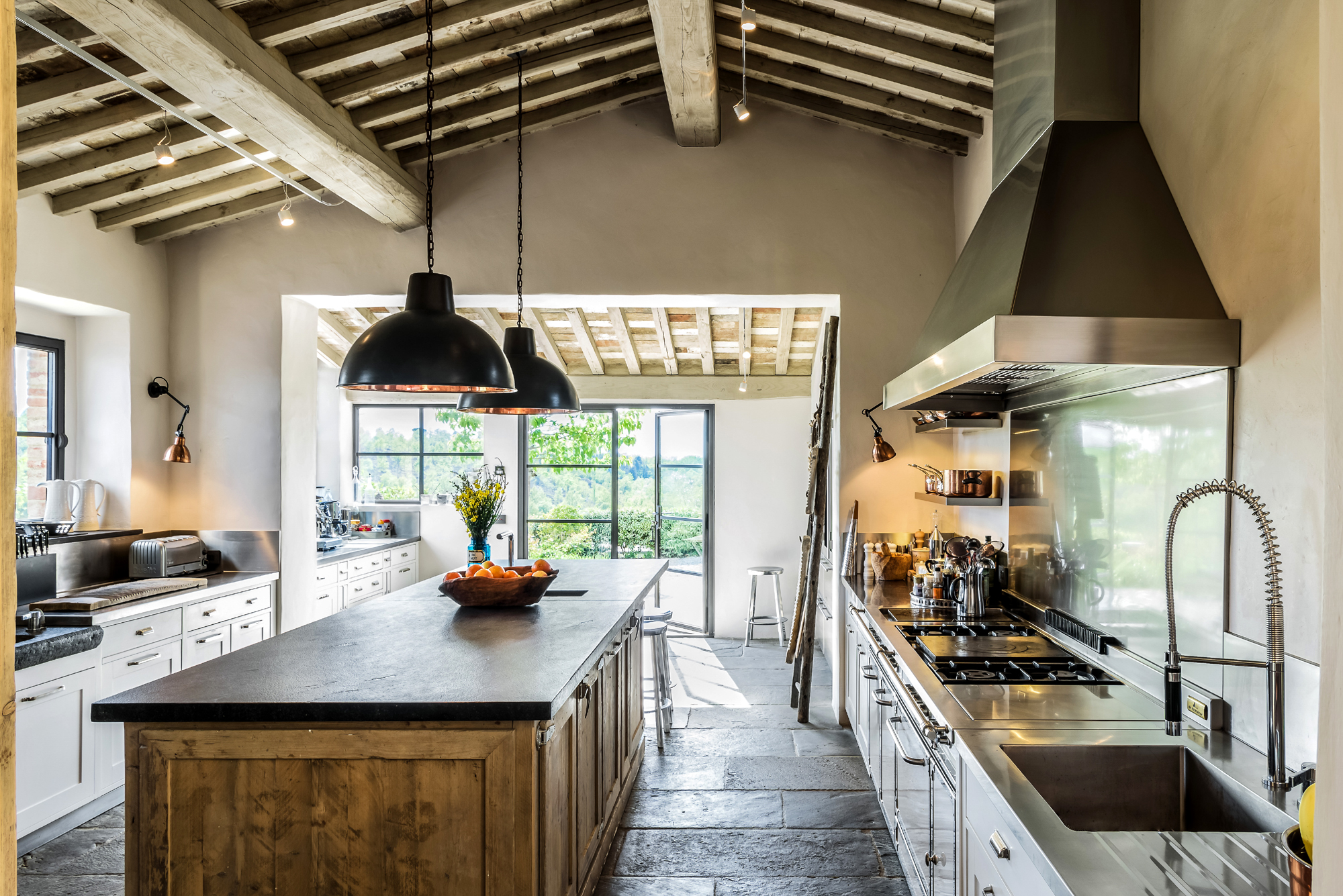 cuisine rustique maison en pierres Toscane cuisine rustique maison en pierres Toscane