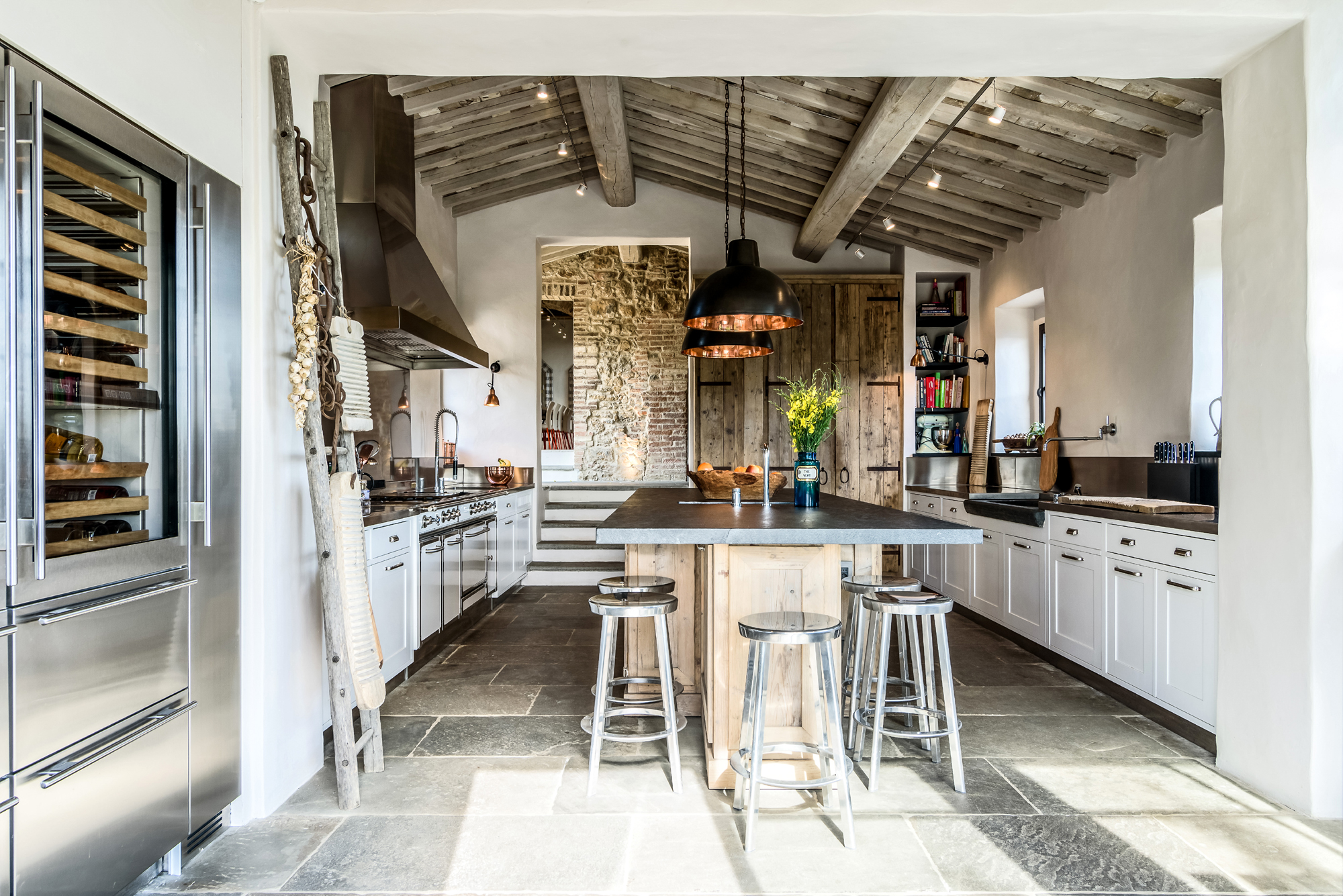 cuisine rustique maison en pierres Toscane cuisine rustique maison en pierres Toscane