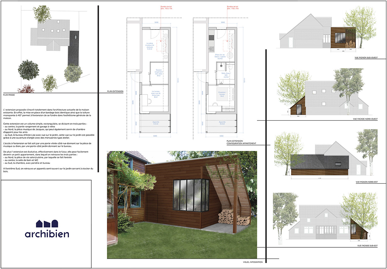 projet agrandissement maison d projet agrandissement maison d'invités
