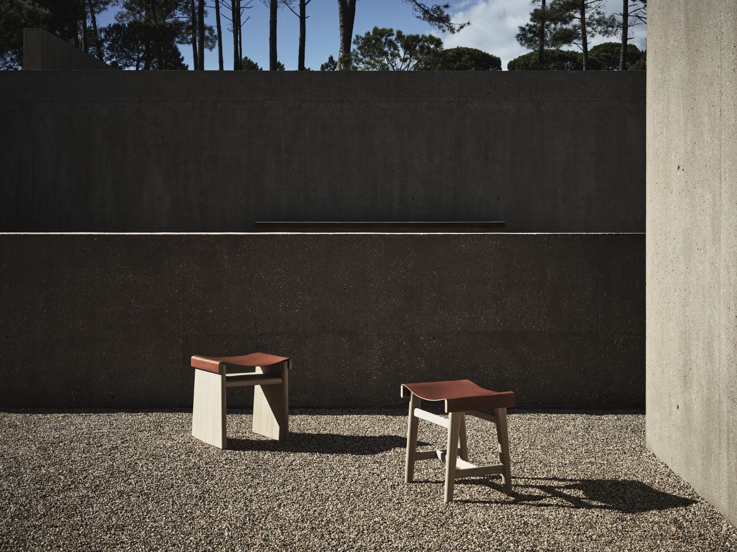 tabouret cuir nouvelle collection Zara Home Vincent Van Duysen tabouret cuir nouvelle collection Zara Home Vincent Van Duysen