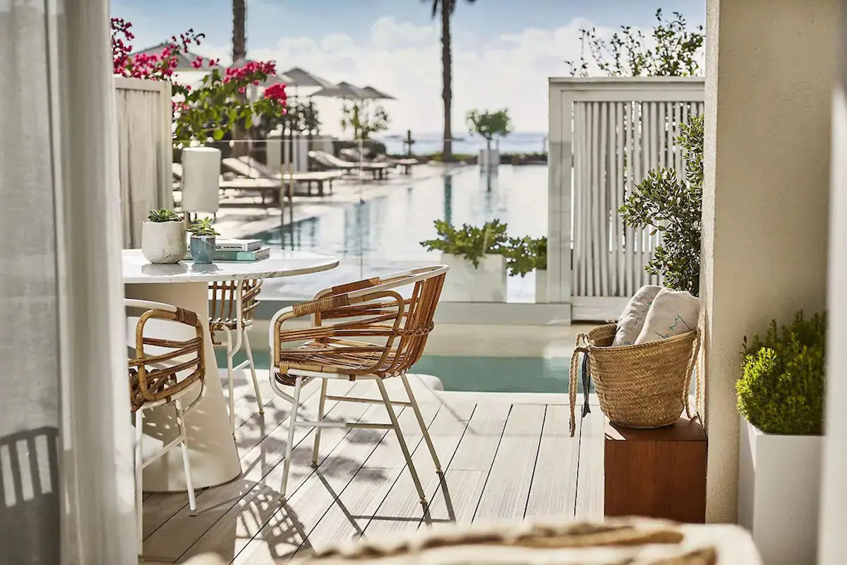 terrasse mobilier rotin