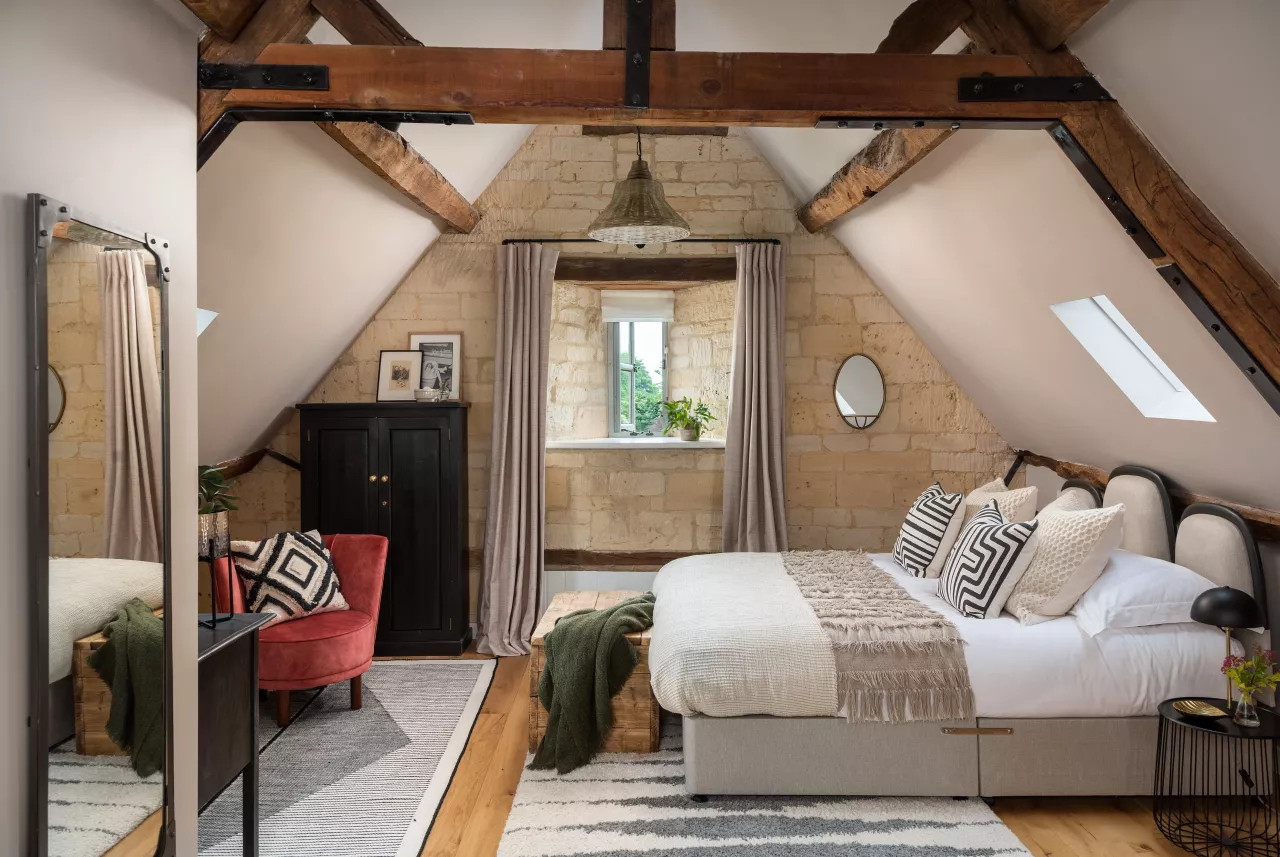 chambre sous combles avec poutres chambre sous combles avec poutres