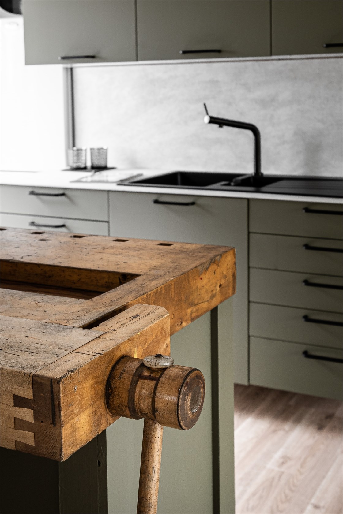 cuisine design avec établi ancien cuisine design avec établi ancien