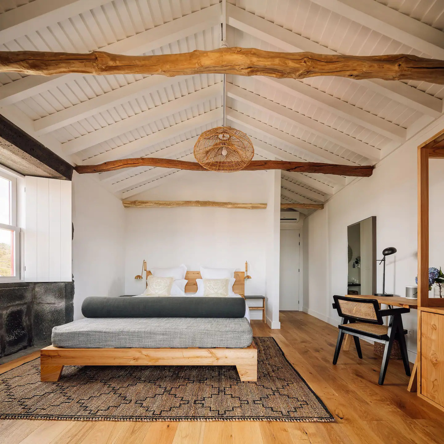 chambre avec poutres