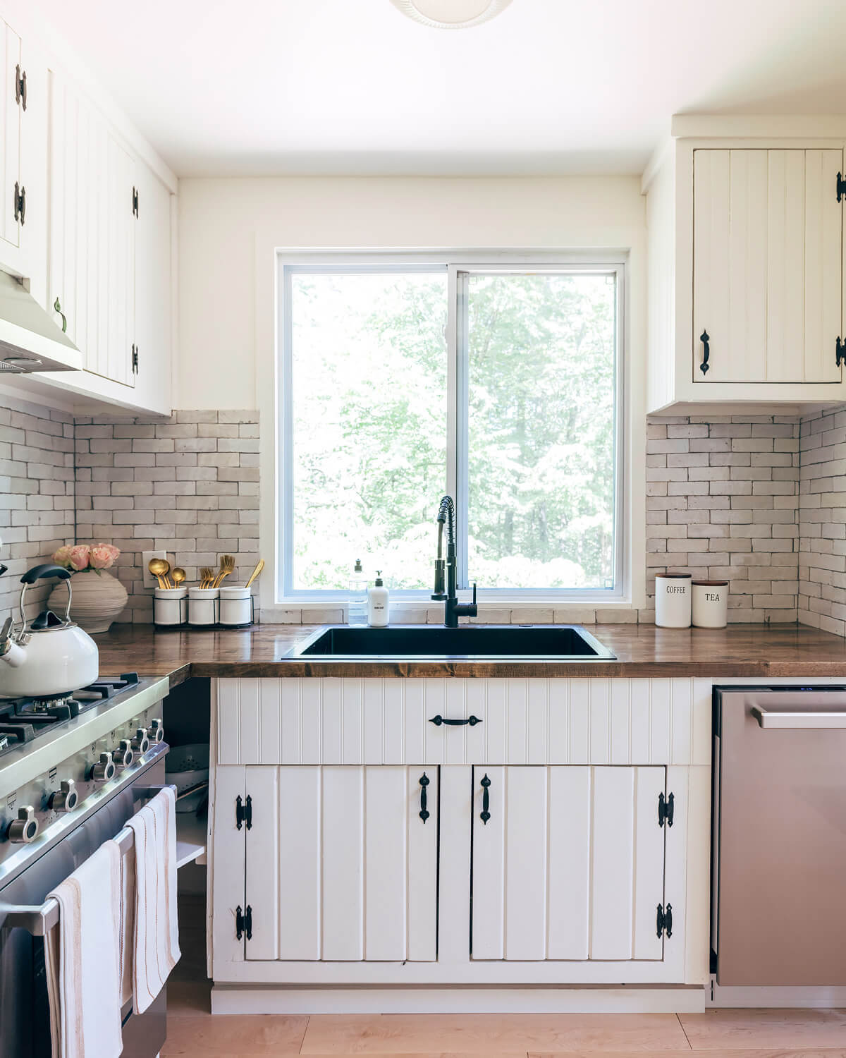 cuisine rustique blanche