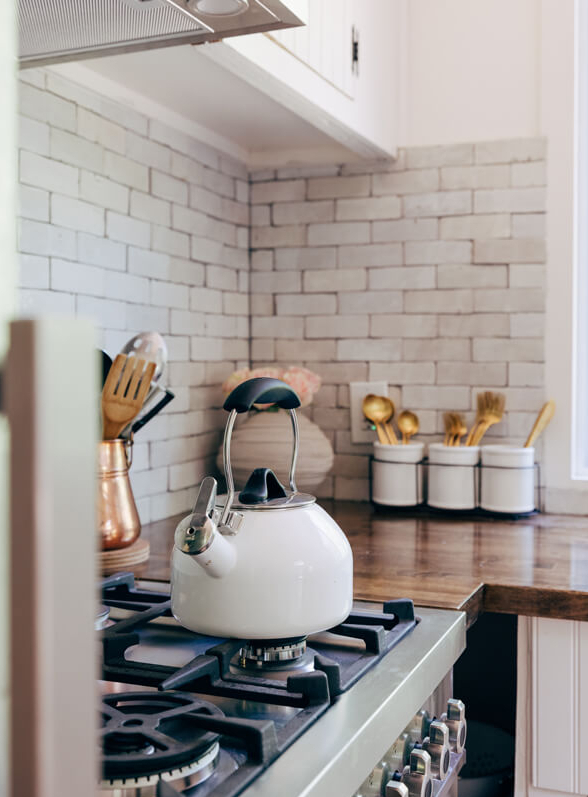 cuisine rustique blanc et bois