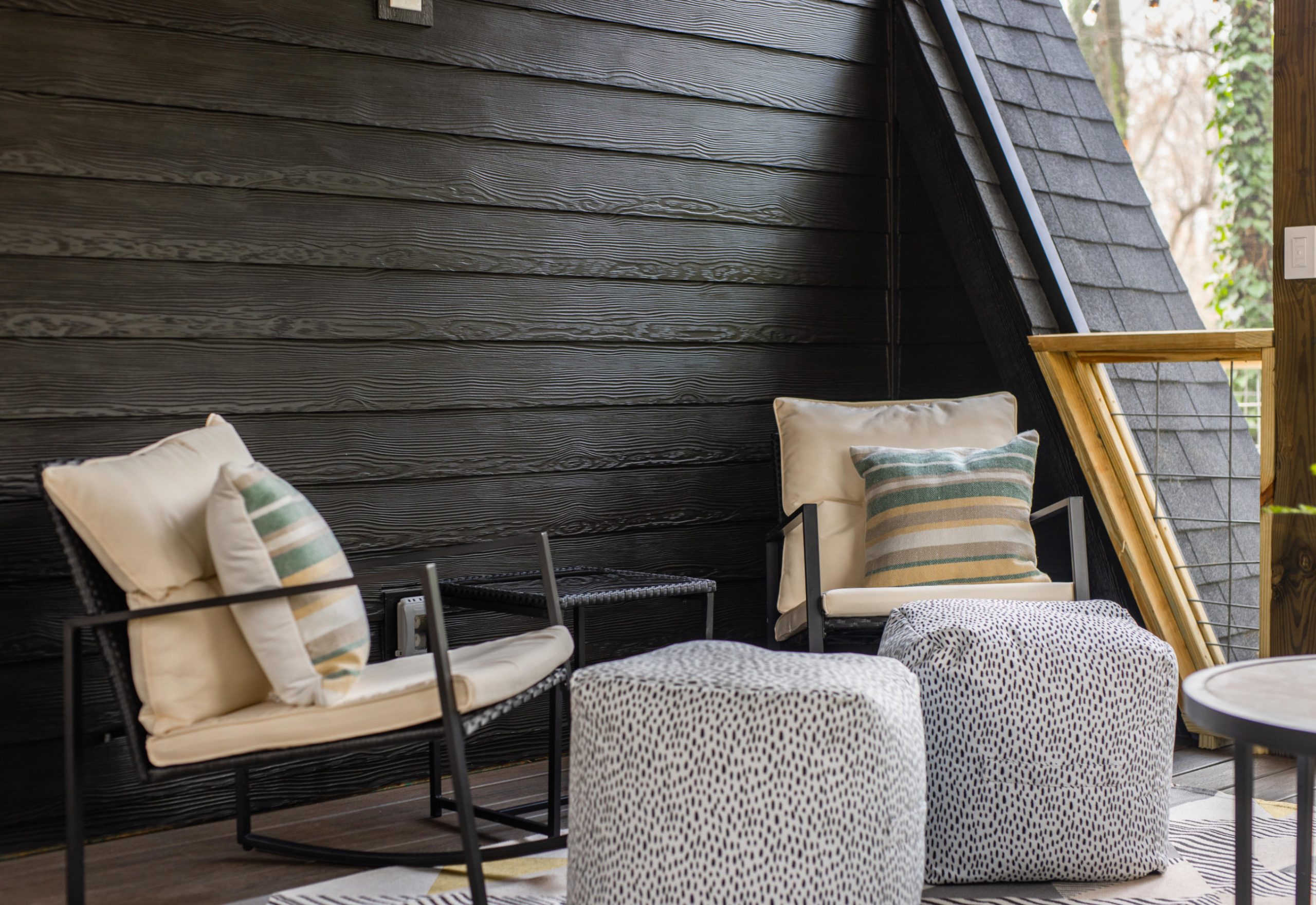 terrasse maison A-Frame