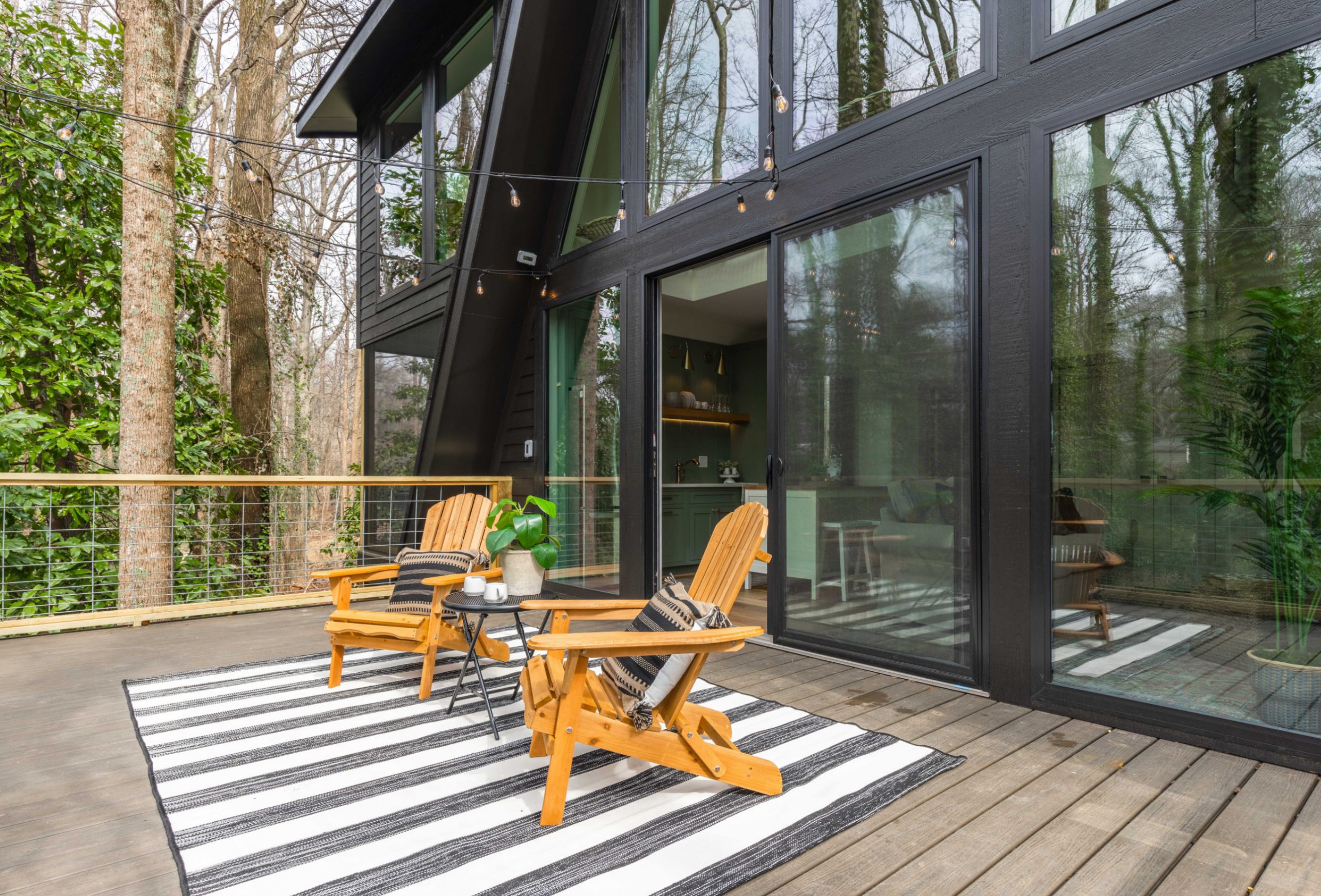 terrasse maison A-Frame