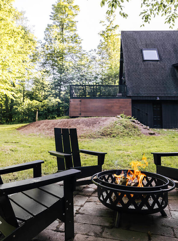 terrasse maison A-Frame