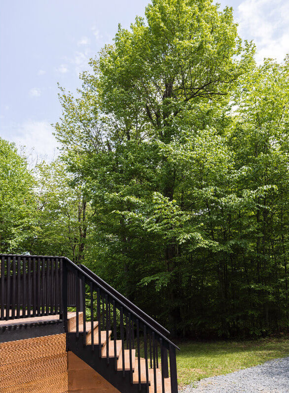 terrasse maison A-Frame