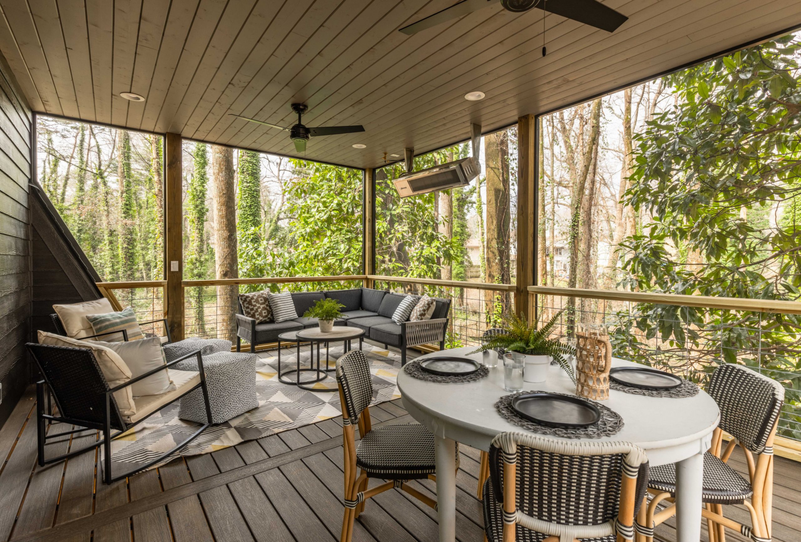 terrasse maison A-Frame