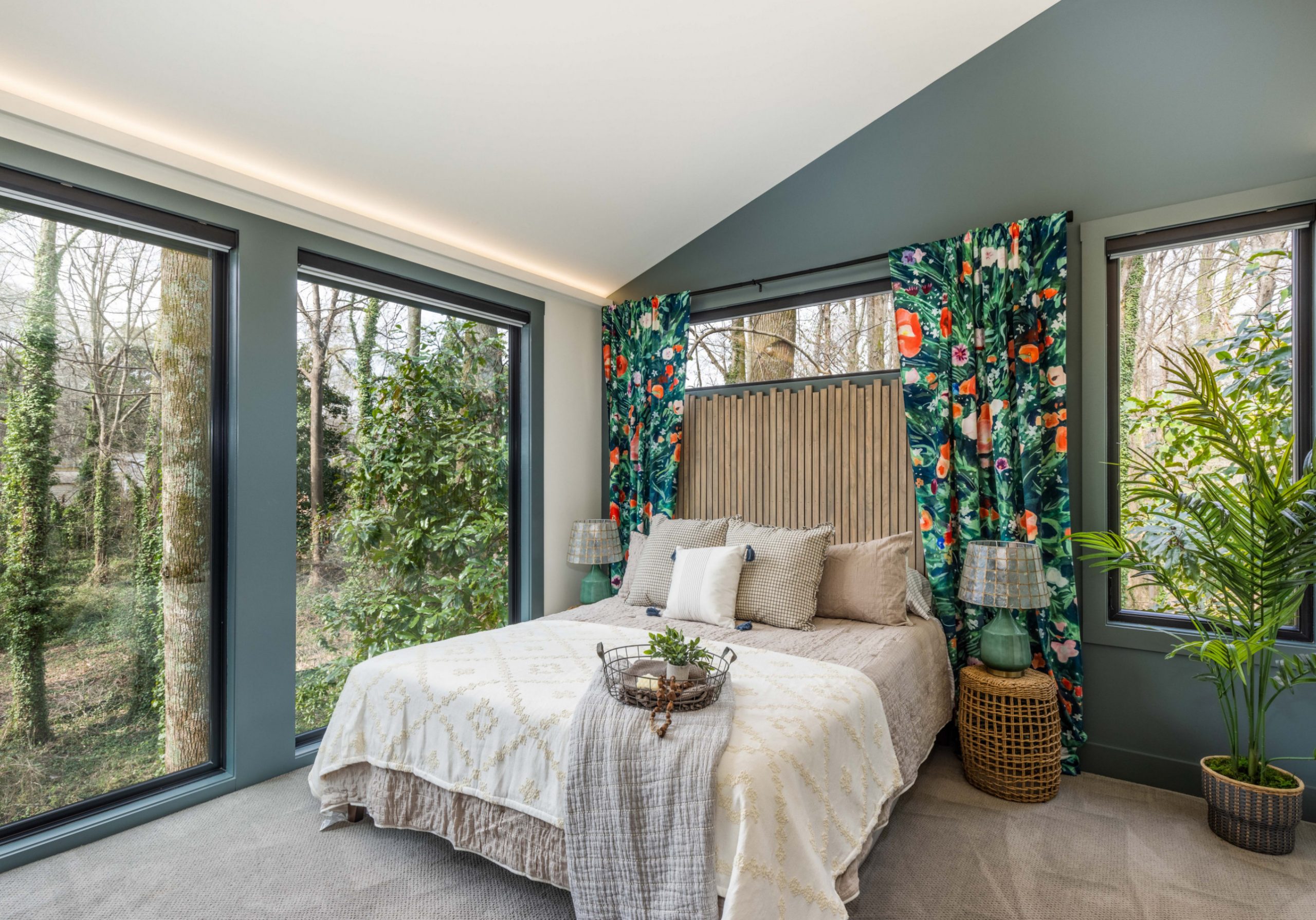 chambre décoration colorée