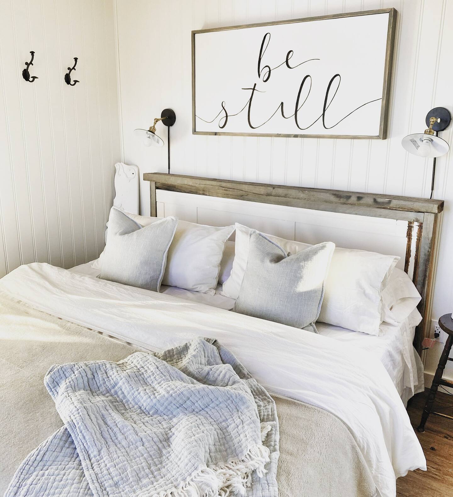 chambre décoration naturelle et rustique