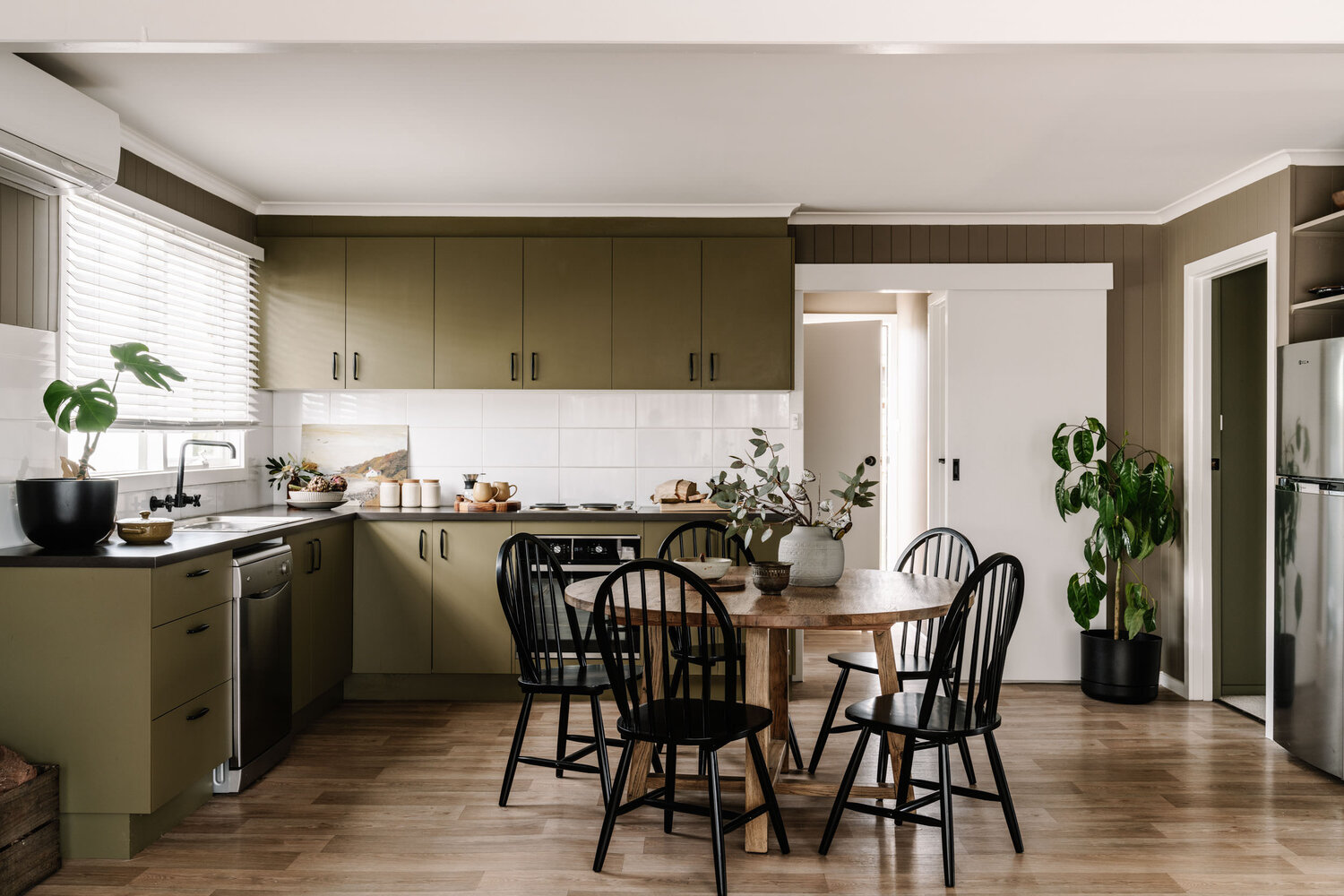 cuisine vert olive