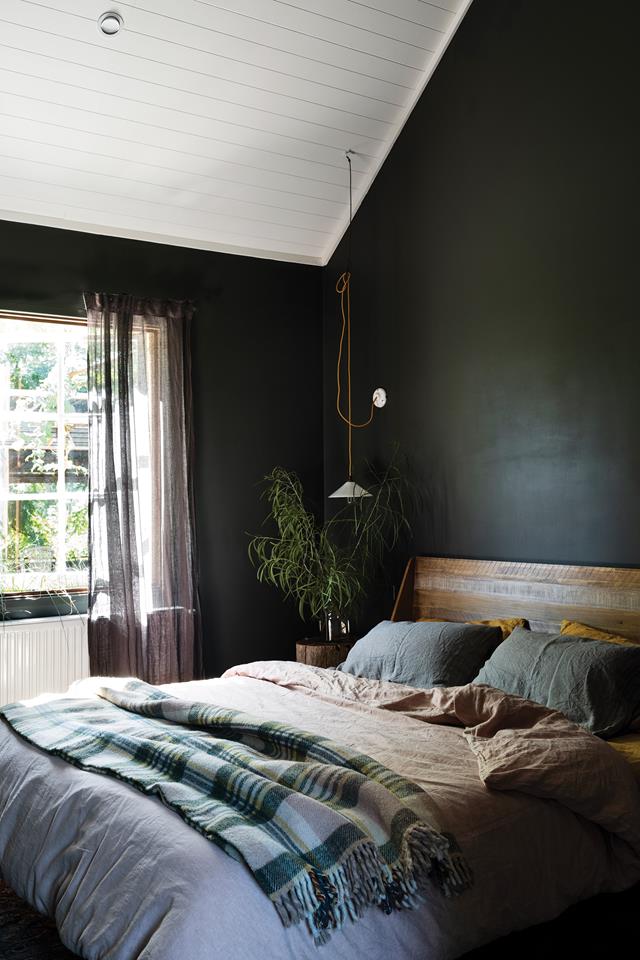 chambre sous combles décoration vintage