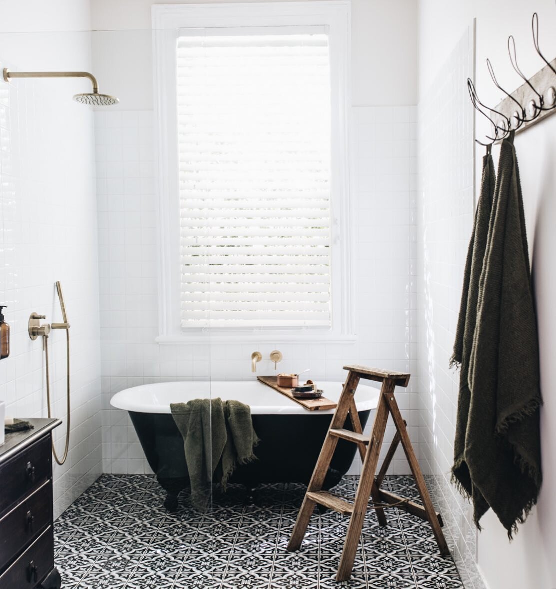 salle de bain à l salle de bain à l'ancienne décoration vintage