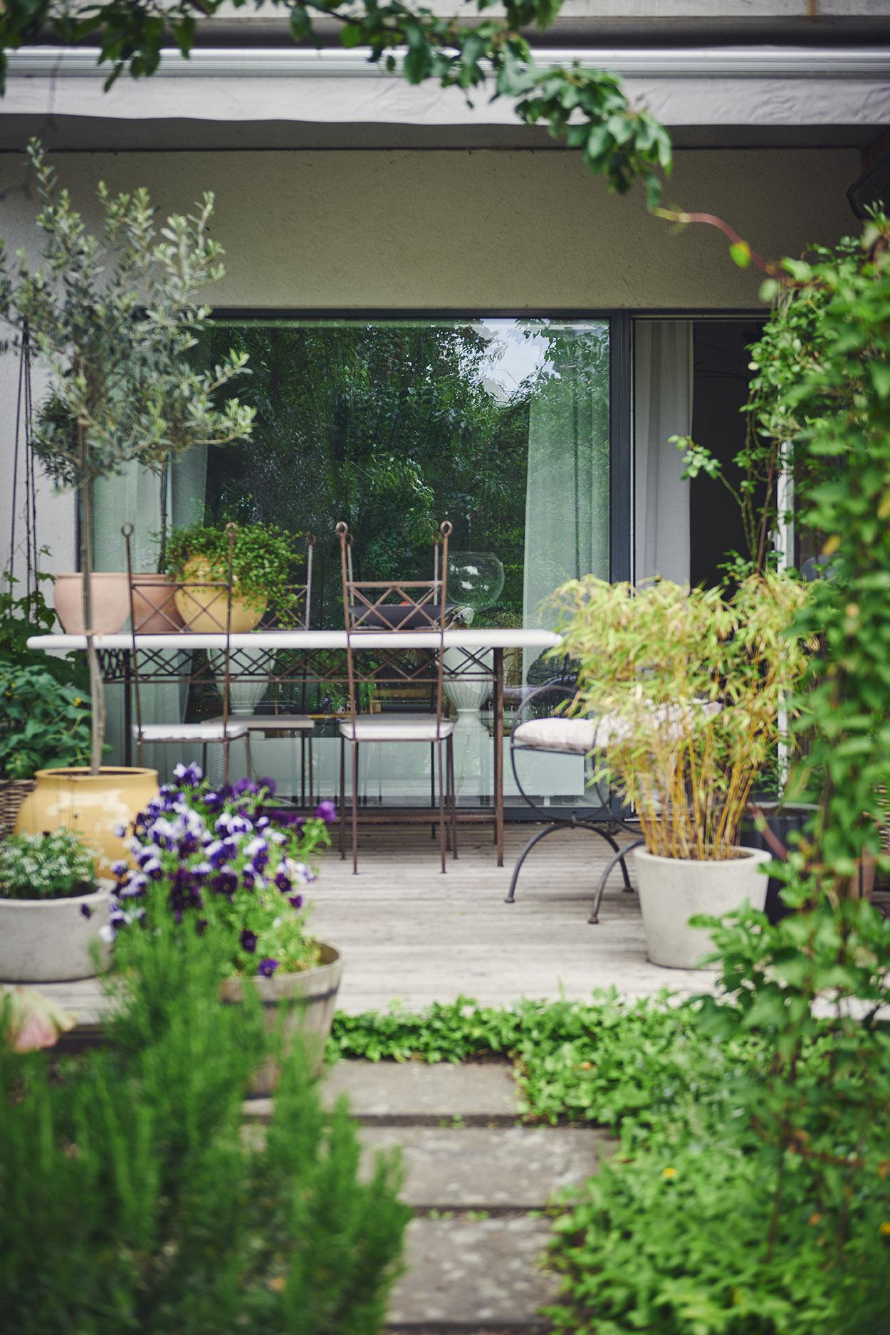 appartement avec grand jardin de ville