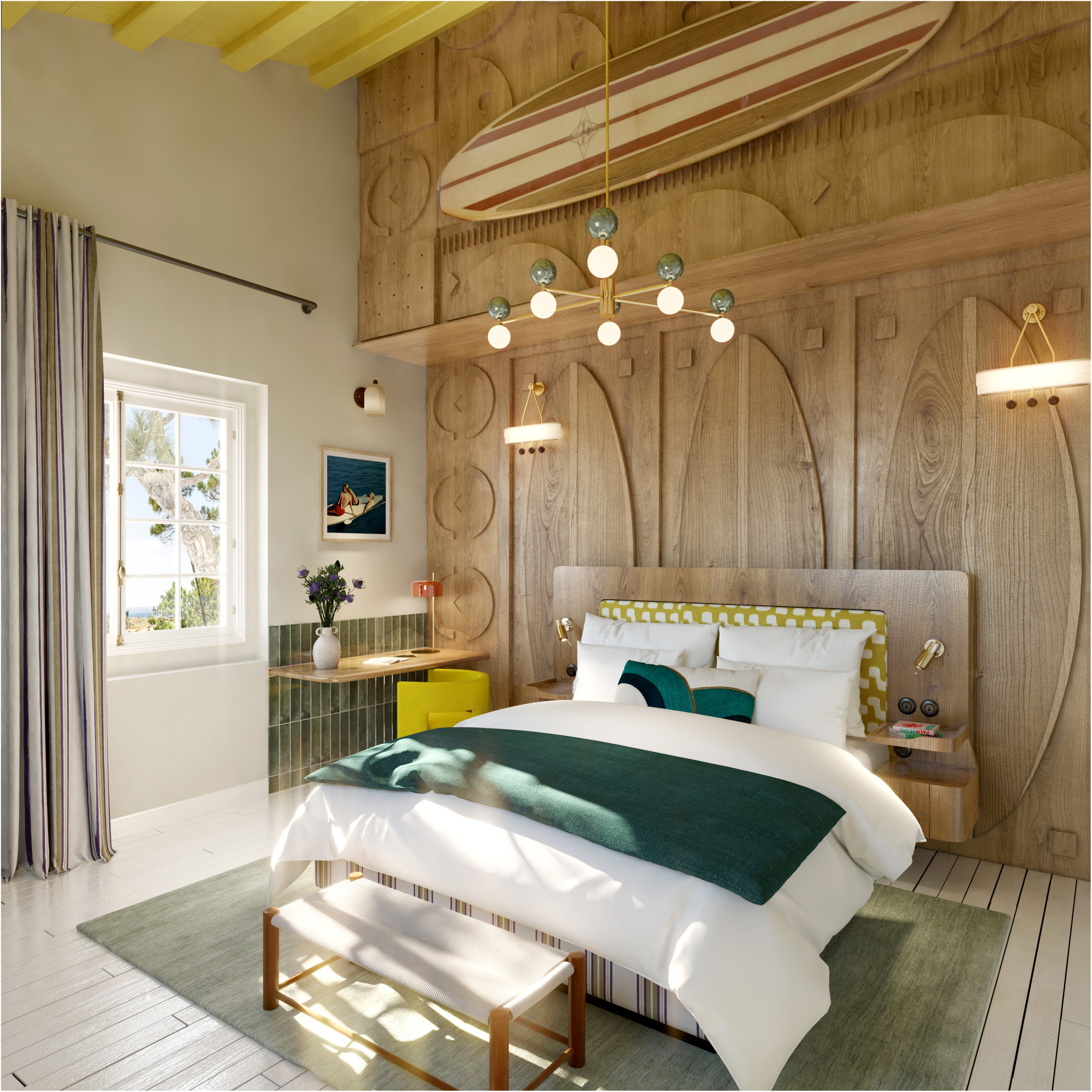 chambre décoration contemporaine thème surf chambre décoration contemporaine thème surf