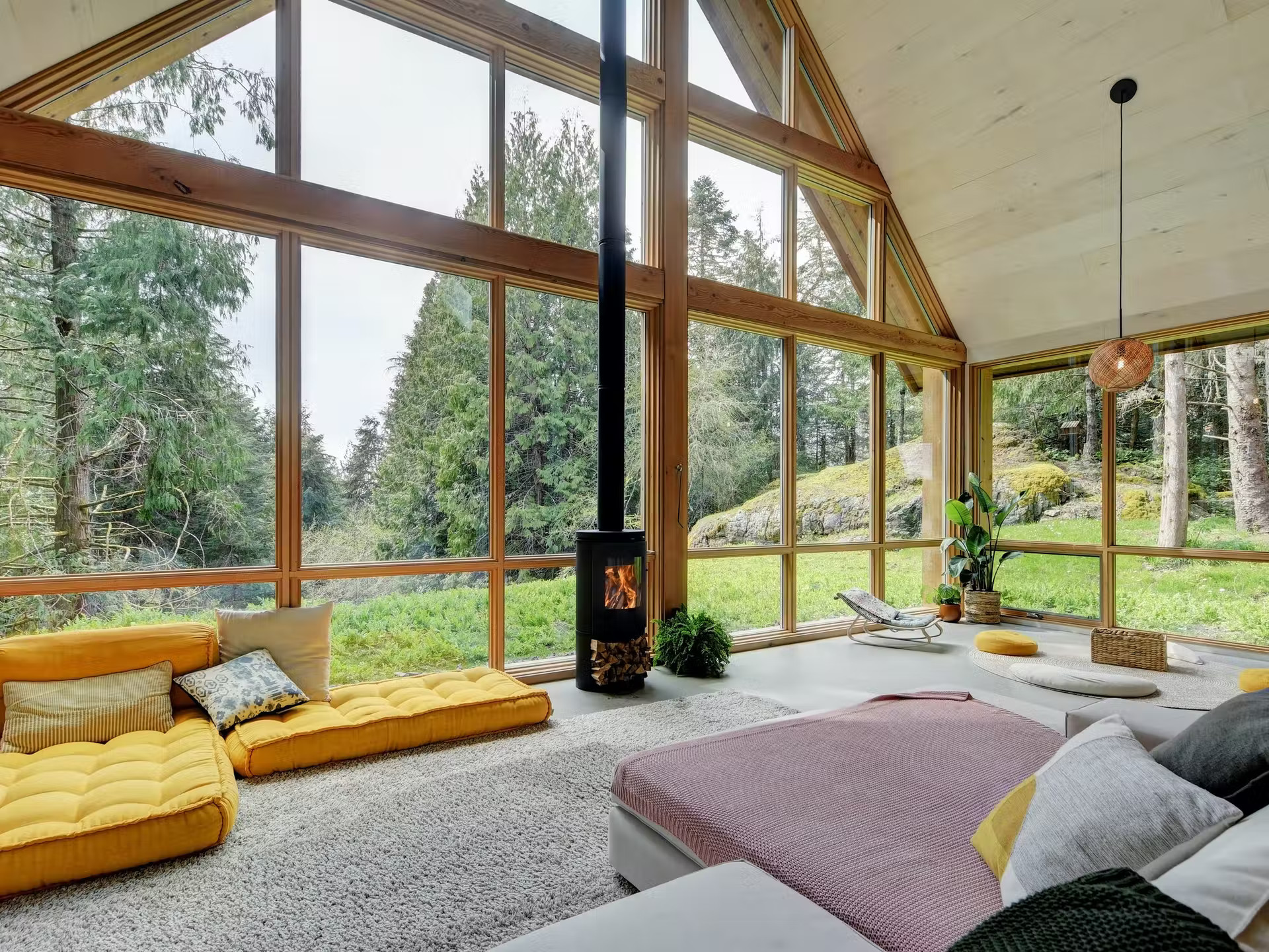 salon maison en bois salon maison en bois