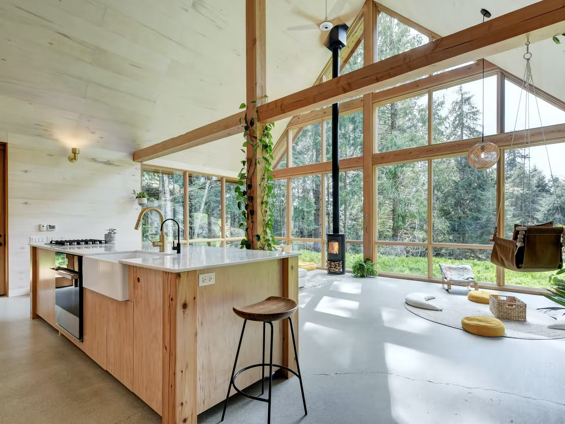 salon maison en bois salon maison en bois