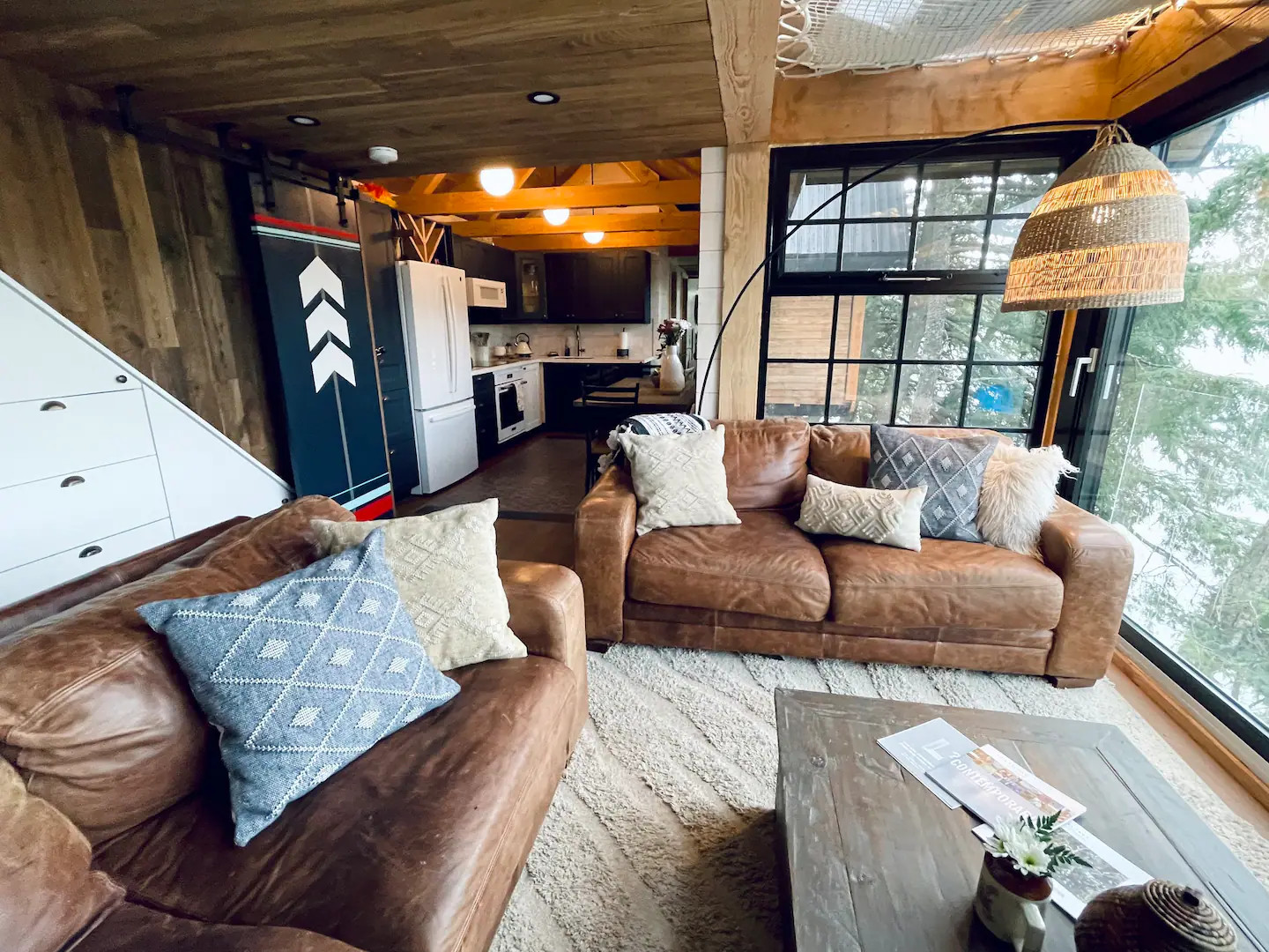 salon et cuisine maison contemporaine en bois salon et cuisine maison contemporaine en bois