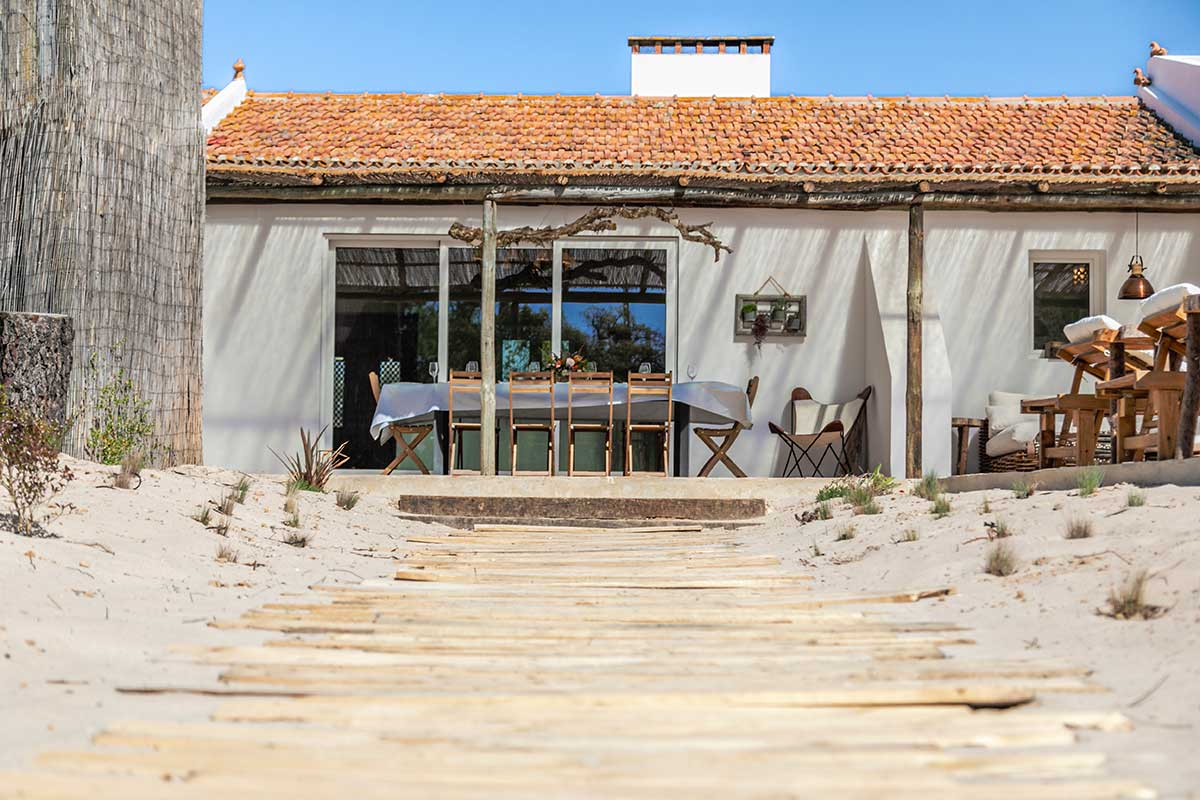 façade maison de vacances Comporta façade maison de vacances Comporta
