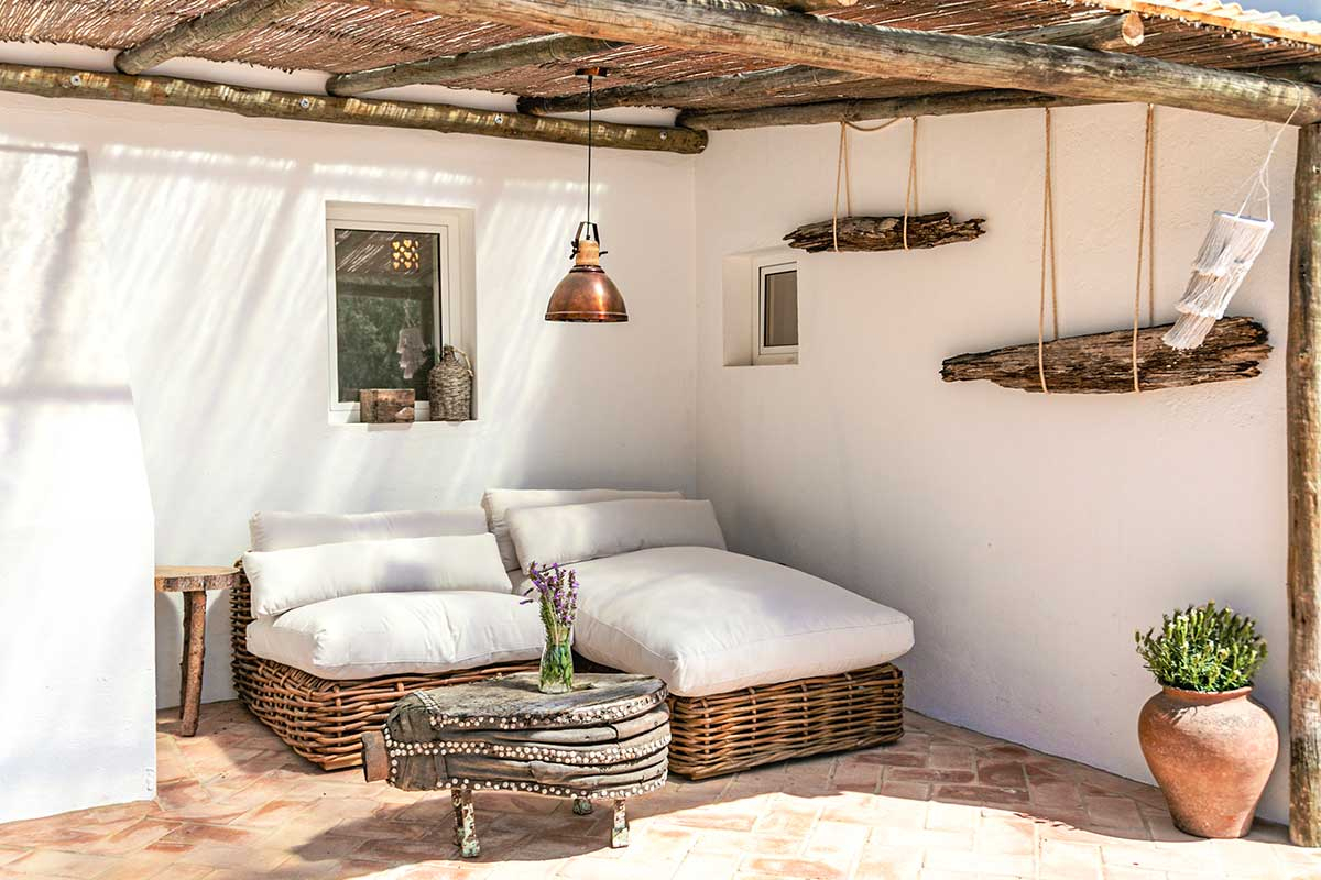 terrasse avec pergola bois et canisses terrasse avec pergola bois et canisses