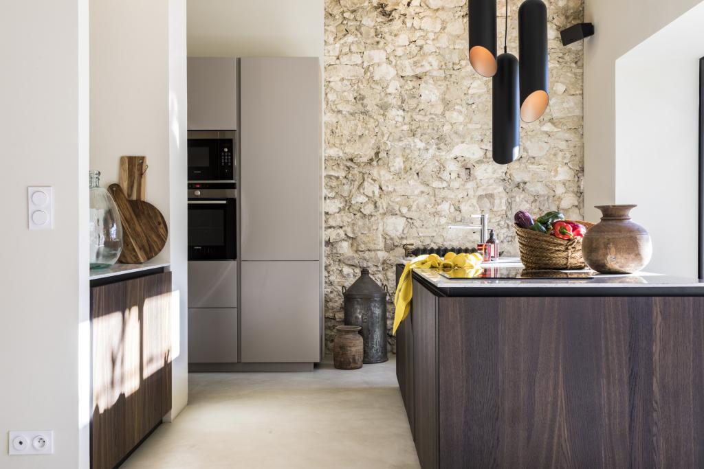 cuisine design murs de pierres cuisine design murs de pierres