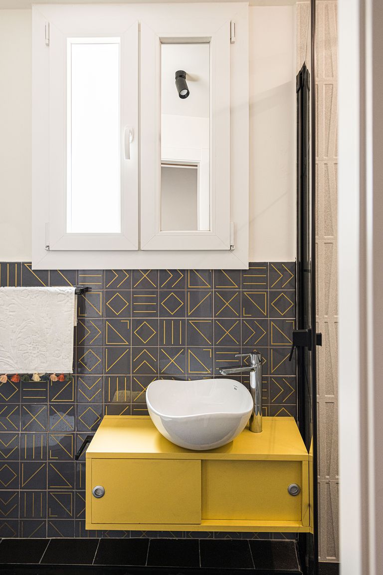 salle de bain décoration grise et jaune salle de bain décoration grise et jaune