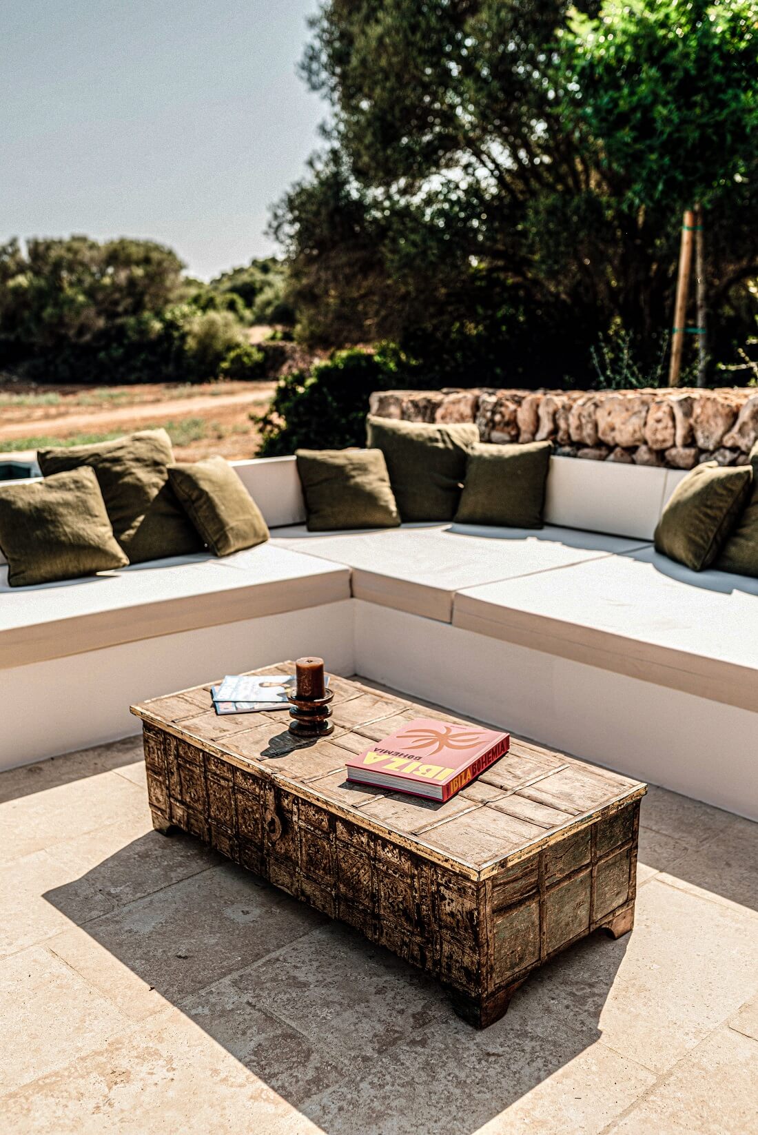 terrasse en pierre