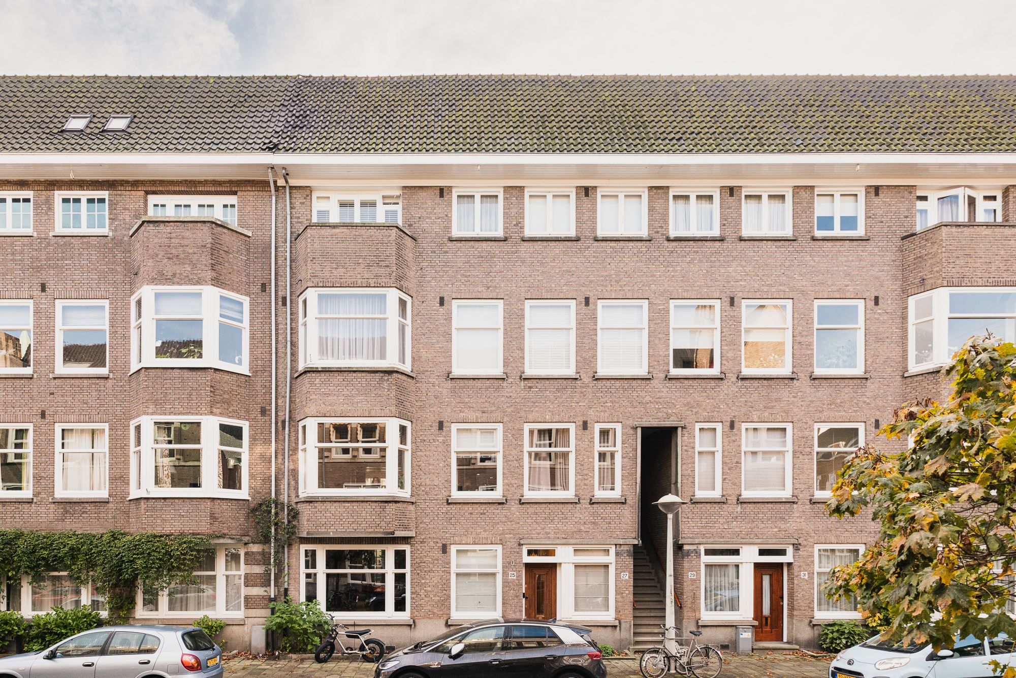 façade immeuble briques Amsterdam