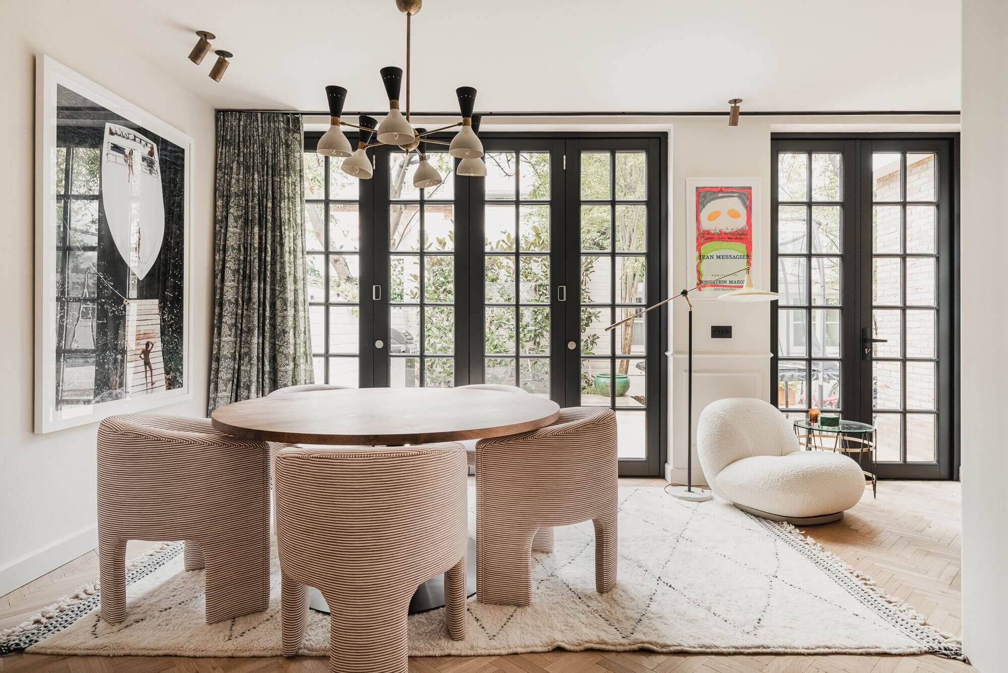 salle à manger décoration contemporaine