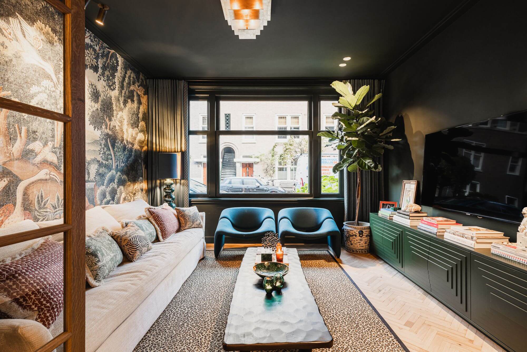 salon décoration contemporaine