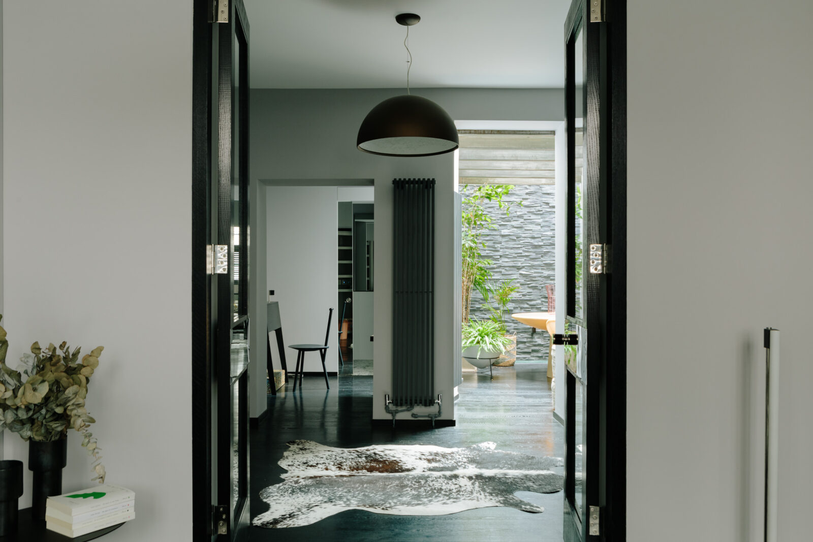 entrée maison rénovée