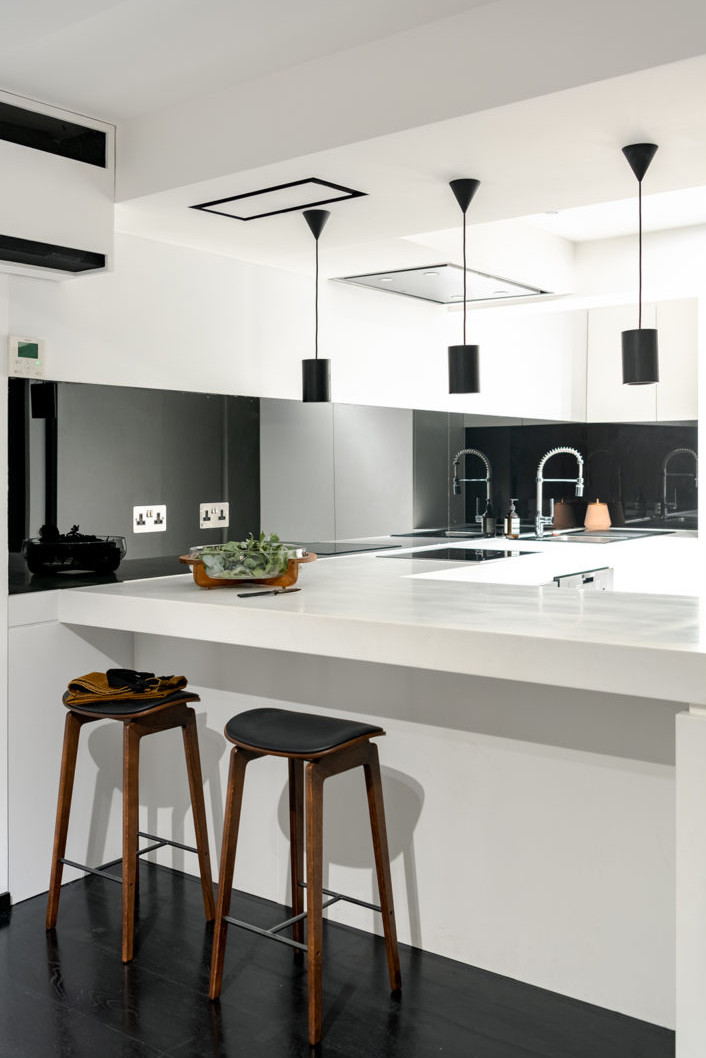 cuisine design blanche