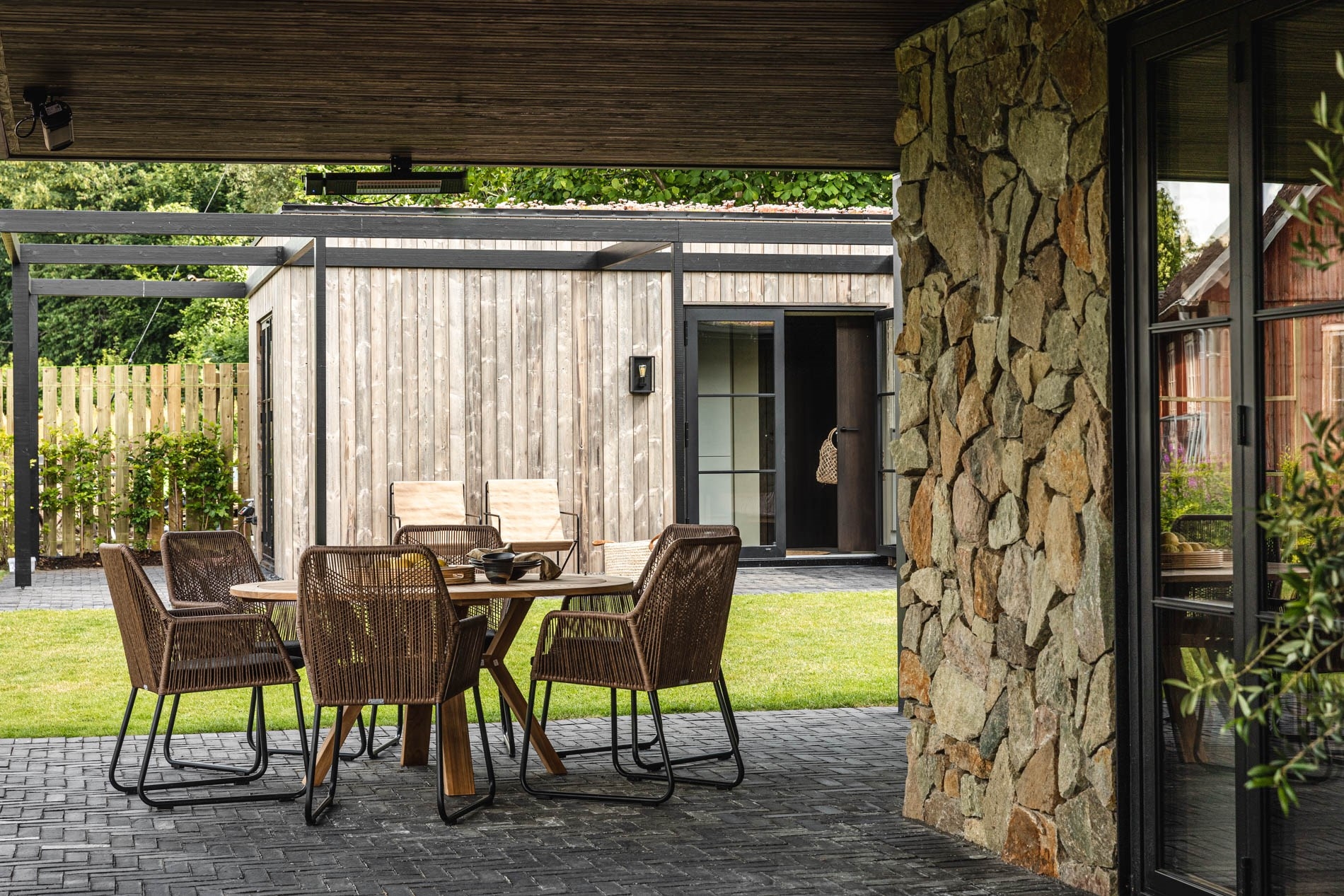 terrasse en briques
