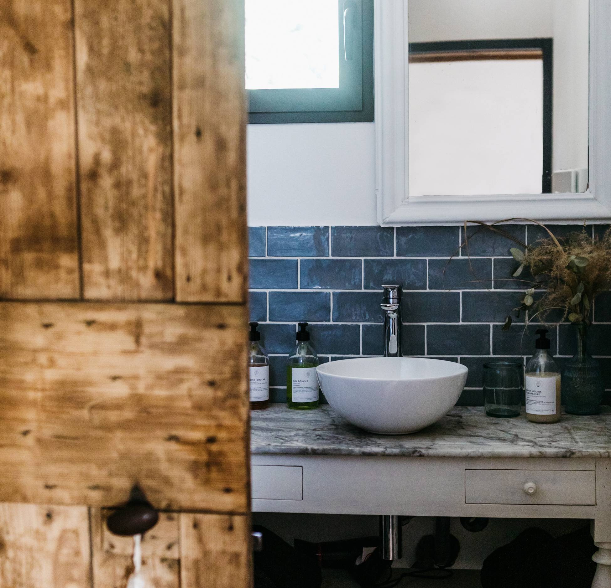 salle de bain bleue salle de bain bleue