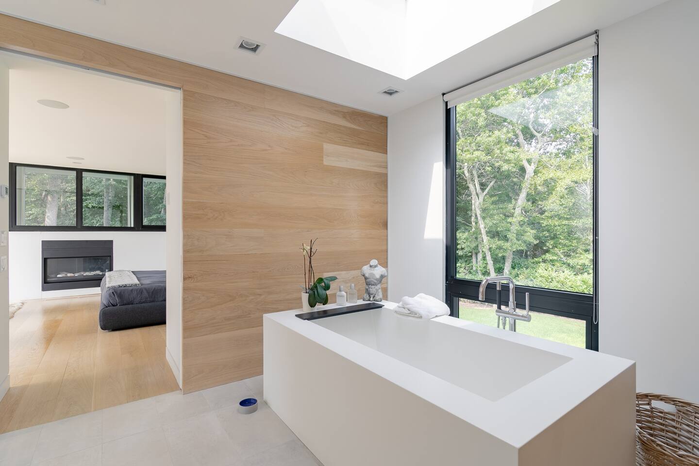 salle de bain avec baie vitrée salle de bain avec baie vitrée