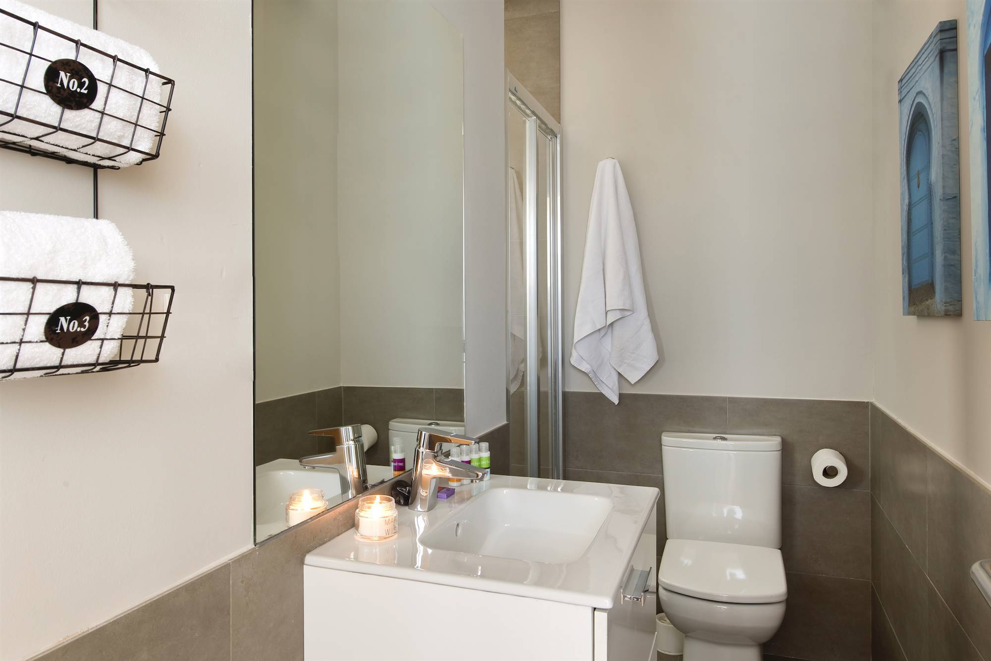 salle de bain mini appartement de 16m2