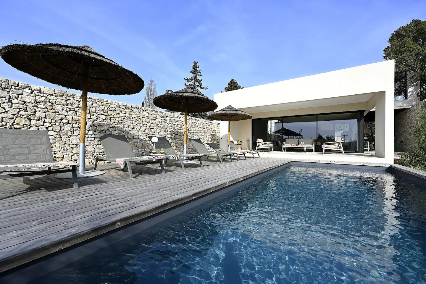terrasse et piscine maison architecte Villa Contemporelle terrasse et piscine maison architecte Villa Contemporelle