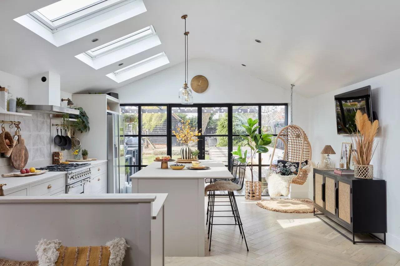 cuisine design dans extension maison anglaise cuisine design dans extension maison anglaise