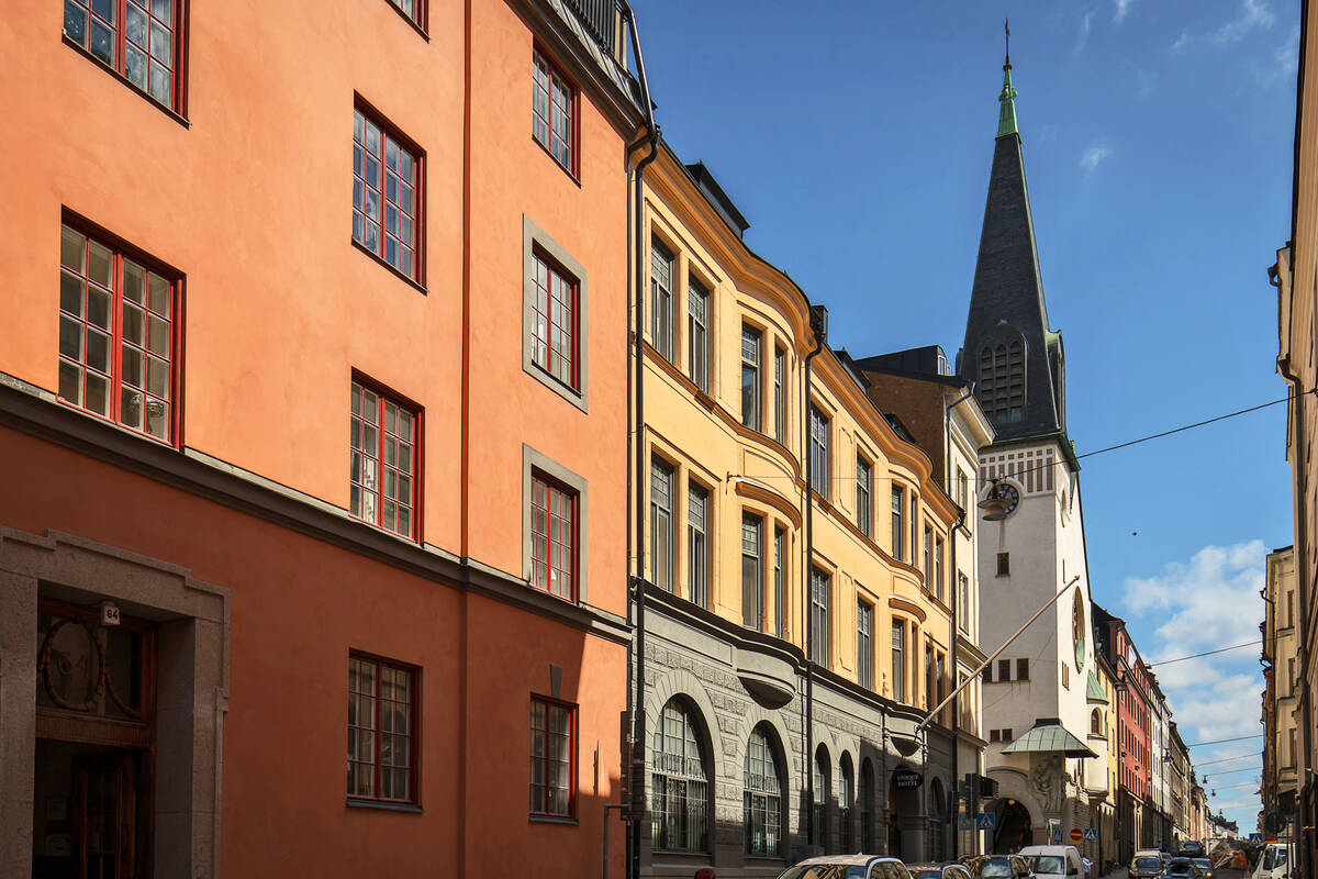 façade immeuble Stockholm