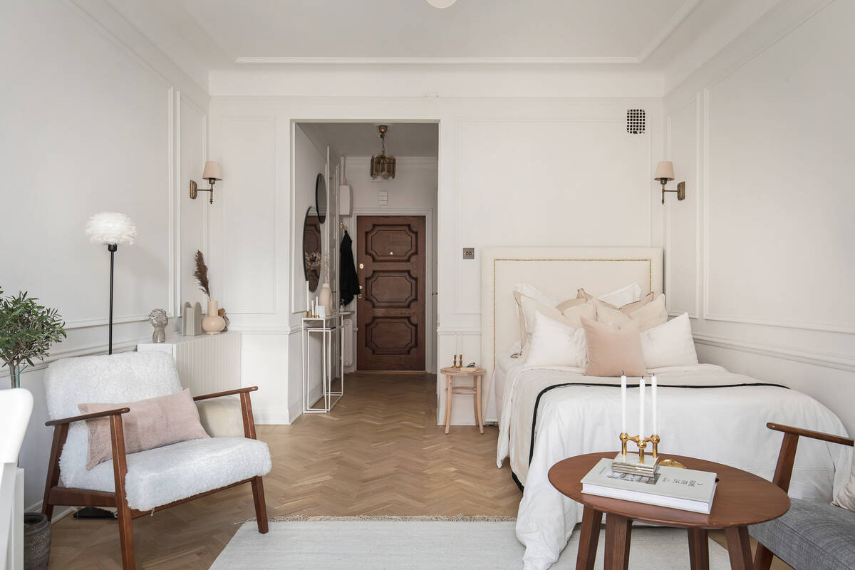 espace chambre studio 30m2 décoration contemporaine
