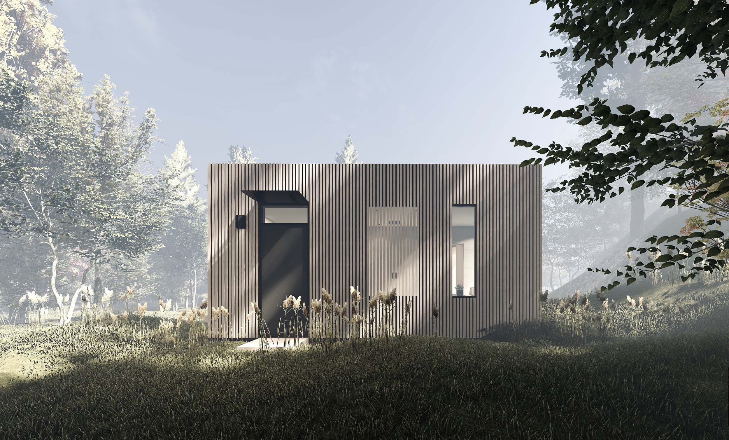 mini maison préfabriquée 45m2 par TOMU