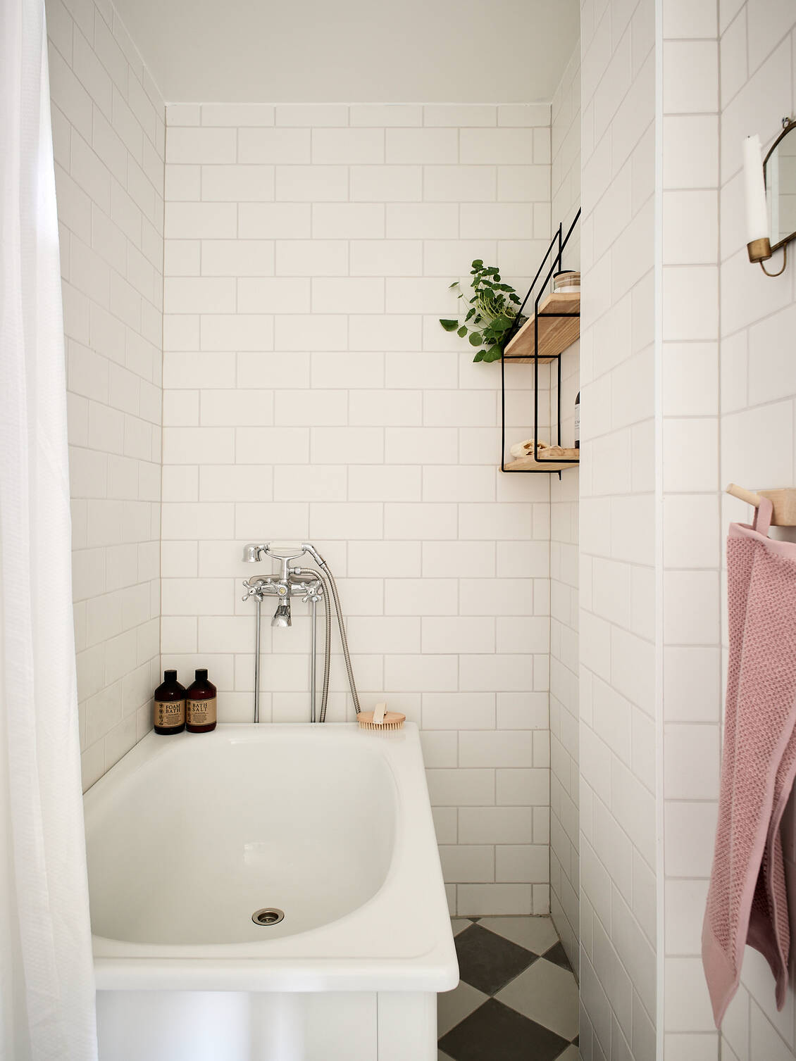 salle de bain sol à damier salle de bain sol à damier