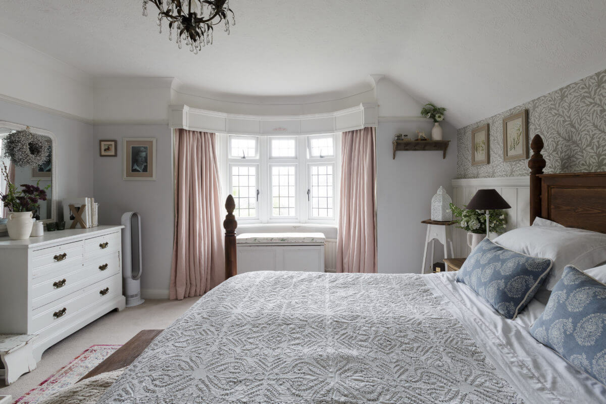 chambre avec bow window décoration rustique chic chambre avec bow window décoration rustique chic