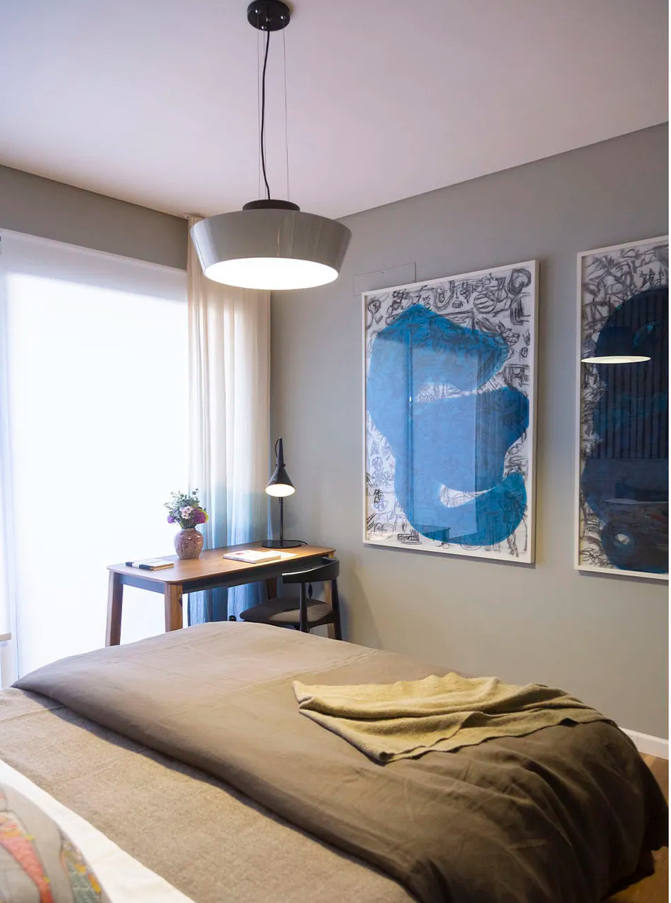 espace bureau dans chambre