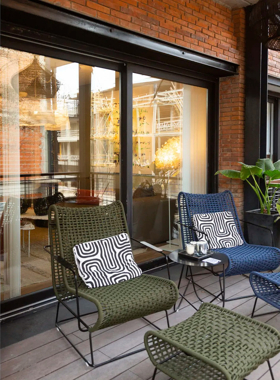 terrasse béton décoration contemporaine